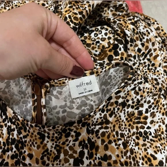 Wilfred Leopard Print Dress - Picture 3 of 4